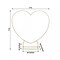 7 ft Gold Metal Heart Shape Wedding Arch Photo Backdrop Stand Party Decorations